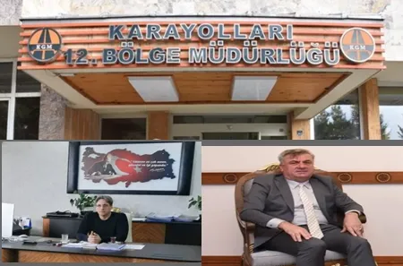 Bakan Erzurum’da Karayolları 12. Bölge Müdürünü değiştirdi. 