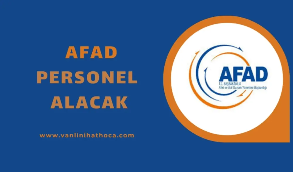 AFAD  personel alımı