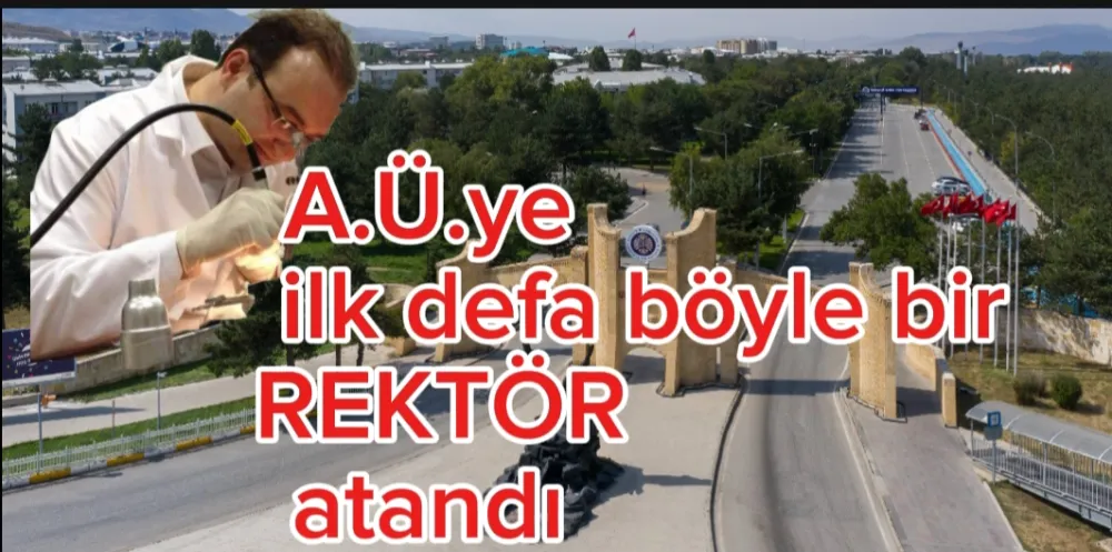 Atatürk üniversitesi Rektörü hakkında 