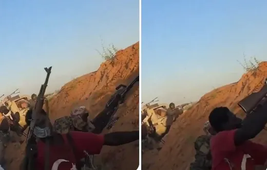 Sudan’daki Çatışmalarda Türk Bayraklı Tişört Giyen Asker Dikkat Çekti