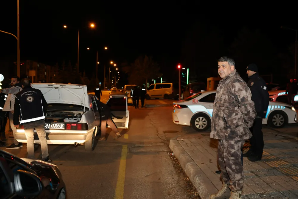 Erzurum’da Asayiş Uygulamasını Karaburun yerinde inceledi