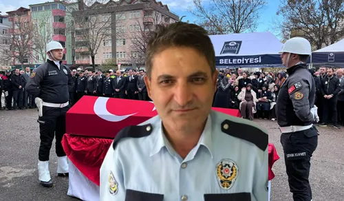  Polis Memuru Tuncay Ebrinç İçin Resmi Cenaze Töreni Düzenlendi