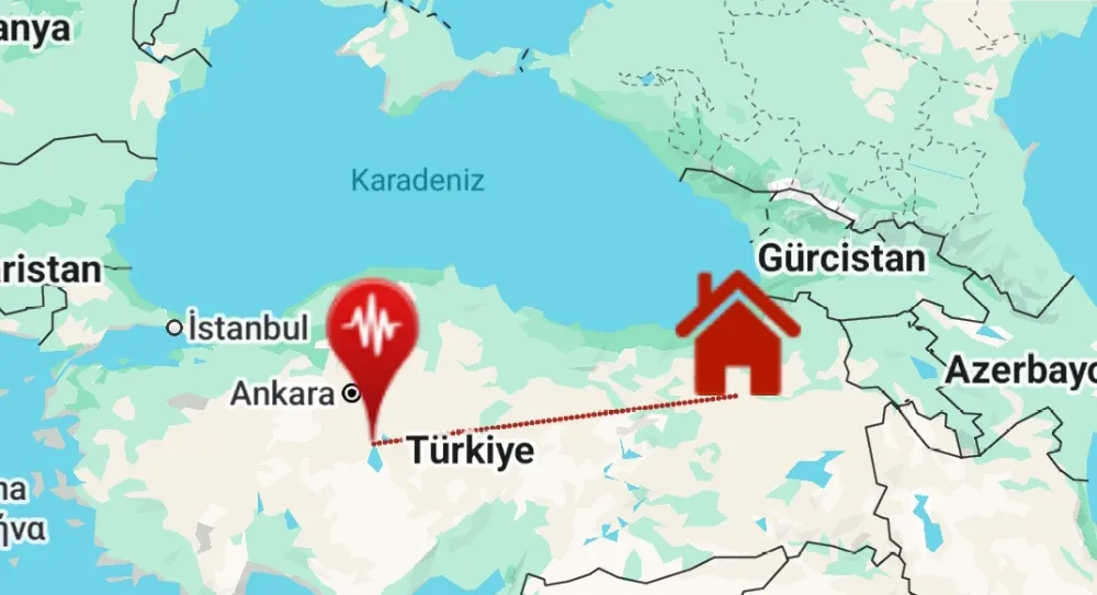 Ankara_Erzurum fay hattı üzerinde deprem oldu. 